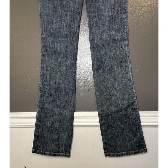 Wrangler Jeans Womens 0x36 Blue Bootcut 07MWZKS Embellished Back Pocket Denim - Picture 6 of 10